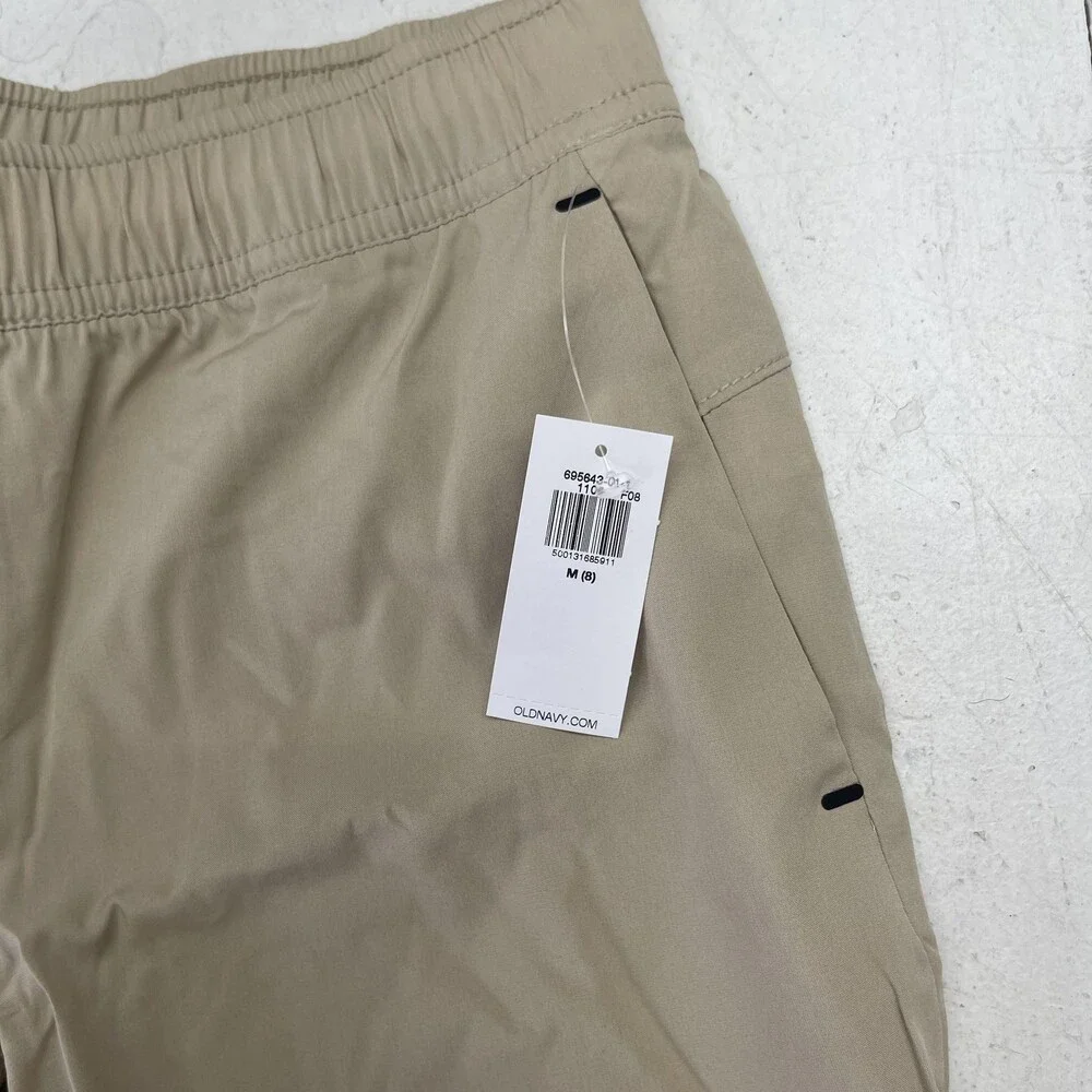 Old Navy Shorts Kids Medium Khaki StretchTech 5 in Inseam Quick-Dry Athletic